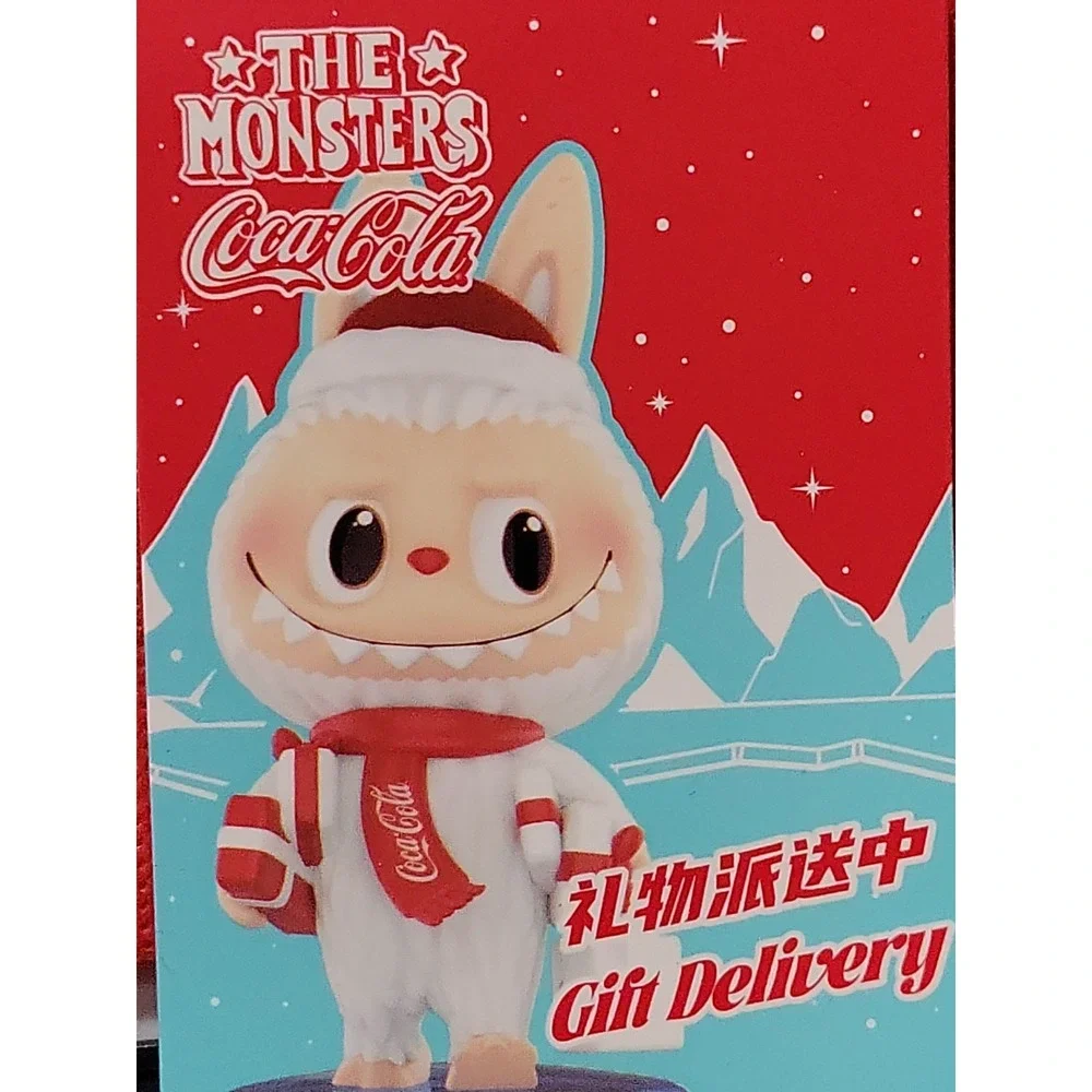 POP MART USA The Monsters Coca-Cola Labubu Collectible Gift Delivery Character.